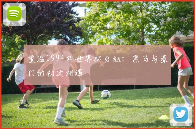重温1994年世界杯分组：黑马与豪门的初次相遇